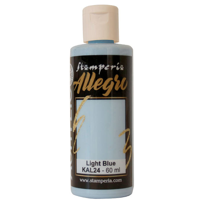 KAL 24 - Stamperia - Allegro - Acrylic Paint - Light Blue  - 60ml