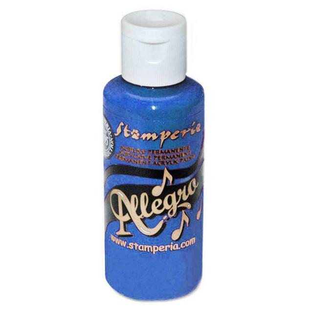 Stamperia - Allegro - Acrylic Paint - Blue Kal26 59ml