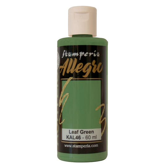 KAL 46 - Stamperia - Allegro - Acrylic Paint  -Leaf Green  - 60ml