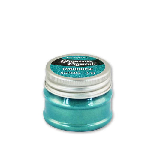 Stamperia - Glamour Pigment - Turquoise -  7 GR