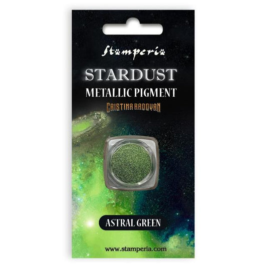 Stamperia - STARDUST PIGMENT GR 0,5 - ASTRAL GREEN
