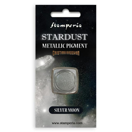 Stamperia - STARDUST PIGMENT GR 0,5 - SILVER MOON