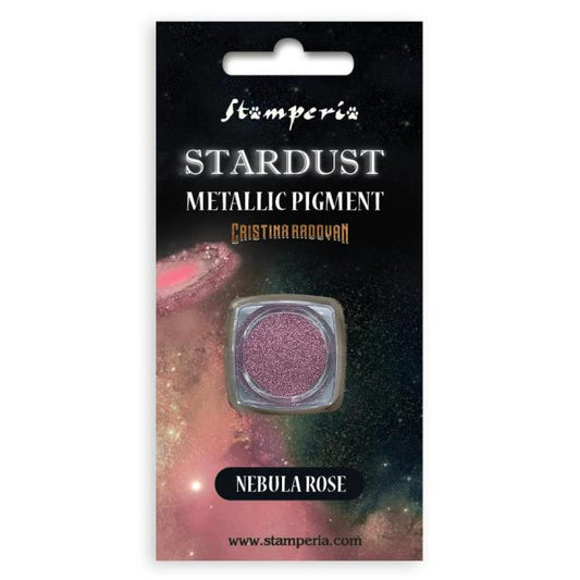 Stamperia - STARDUST PIGMENT GR 0,5 - NEBULA ROSE