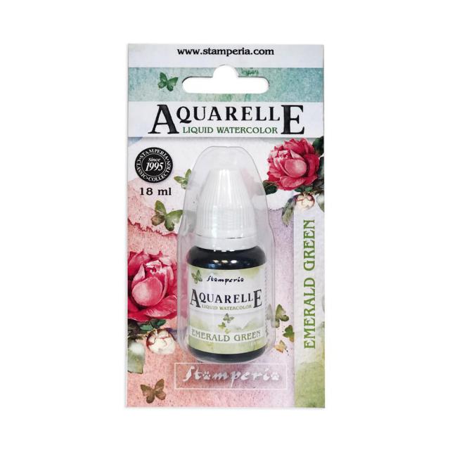 Stamperia - Aquarelle - Liquid Watercolour - Emerald Green