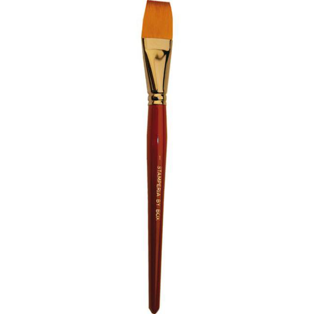 Stamperia - Flat point brush size 12 - Great for Glue, Finishes, Color Backgrounds