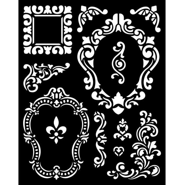 Stamperia - Mix Media Stencil - 20 X 25 Alice Frames