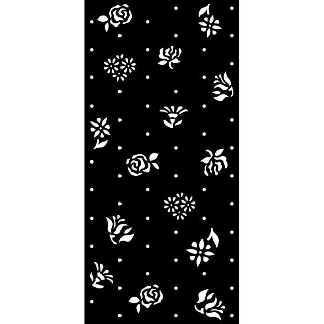 Stamperia- Thick Stencil 12 X 25cm- Garden of Promises rosebuds