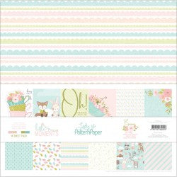 LADY PATTERN PAPER PACK- 12 X 12 LITTLE MOMENTS