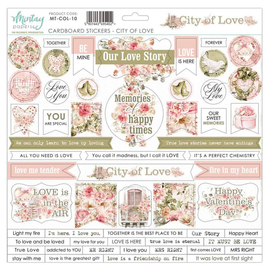 Mintay  - Cardboard Stickers - City Of Love
