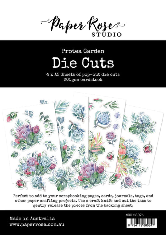 Paper Roses - Die Cuts - Protea Garden