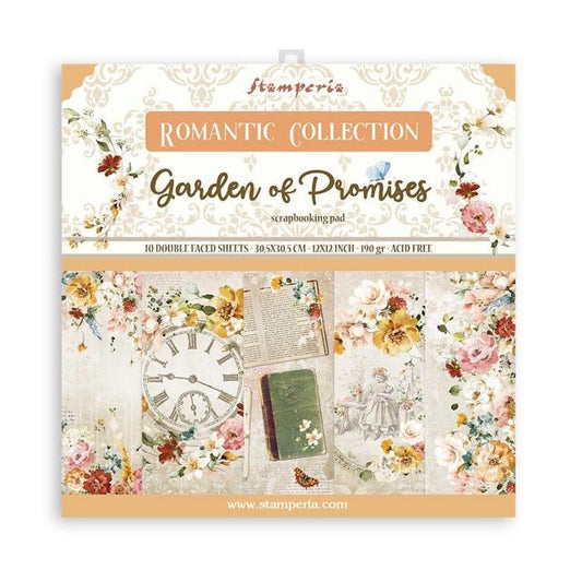 Stamperia -  (12”X12”) Garden of Promises -  Paper pad
