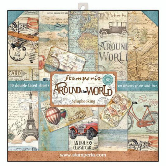 Stamperia - 12 X 12 Paper Pack - Around The World