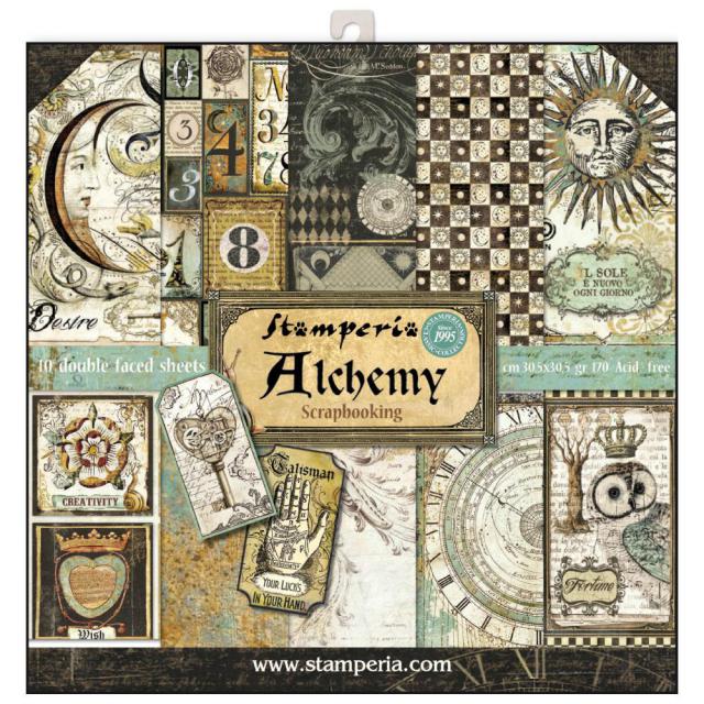 Stamperia - 12 X 12 Paper Pack - Alchemy
