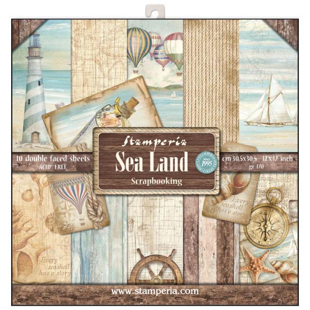 Stamperia - 12 X 12 Paper Pad - Sea Land