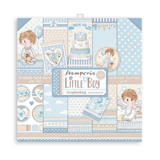 Stamperia -  (12”X12”) Little Boy paper pad