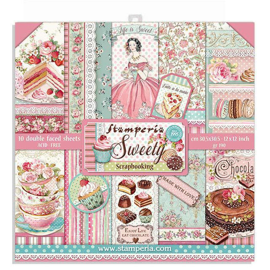 Stamperia - 12 X 12 Paper Pack - Sweety