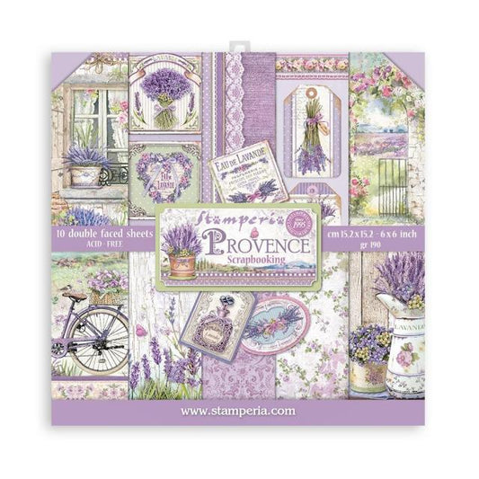 Stamperia -  (6”X6") Paper Pad - Provence