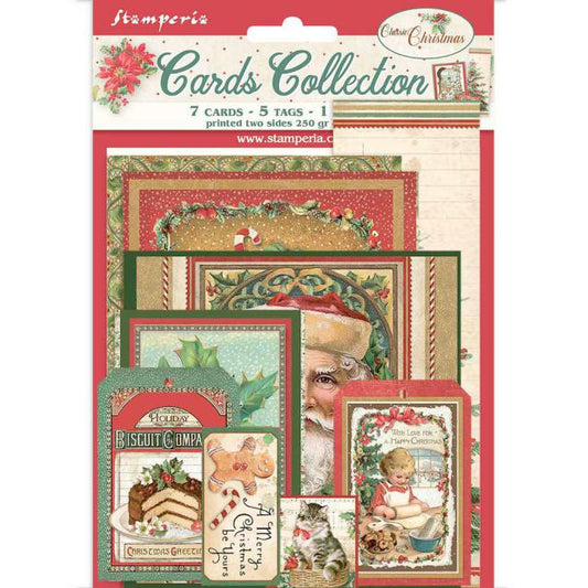 Stamperia - Card Collection - Classic Christmas