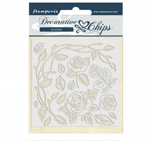 Stamperia - Decorative Chips - Passion Roses
