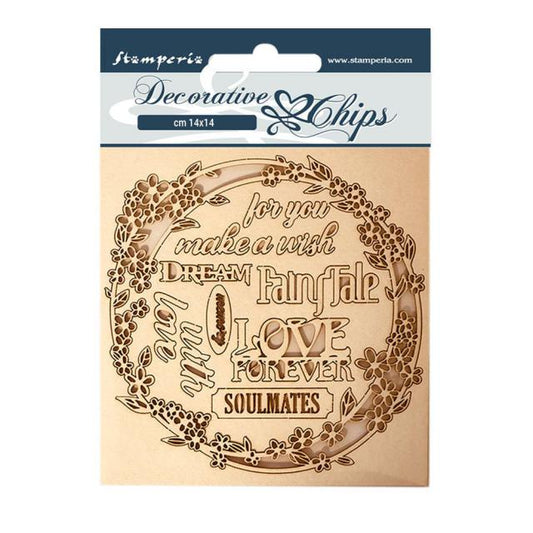 Stamperia - Decorative Chips - Garland Love