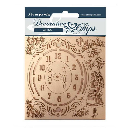 Stamperia - Decorative Chips - Alice Clock
