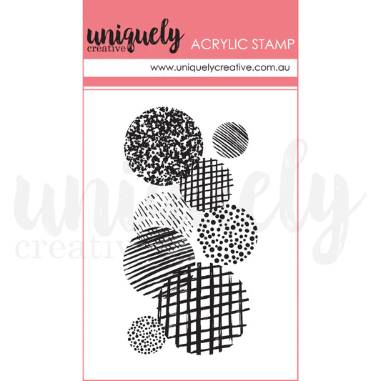 Uniquely Creative - Texture Circles Mark Making Mini Stamp