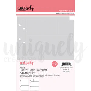 Uniquely Creative - Pocket Page Protector Album Inserts Pack 5