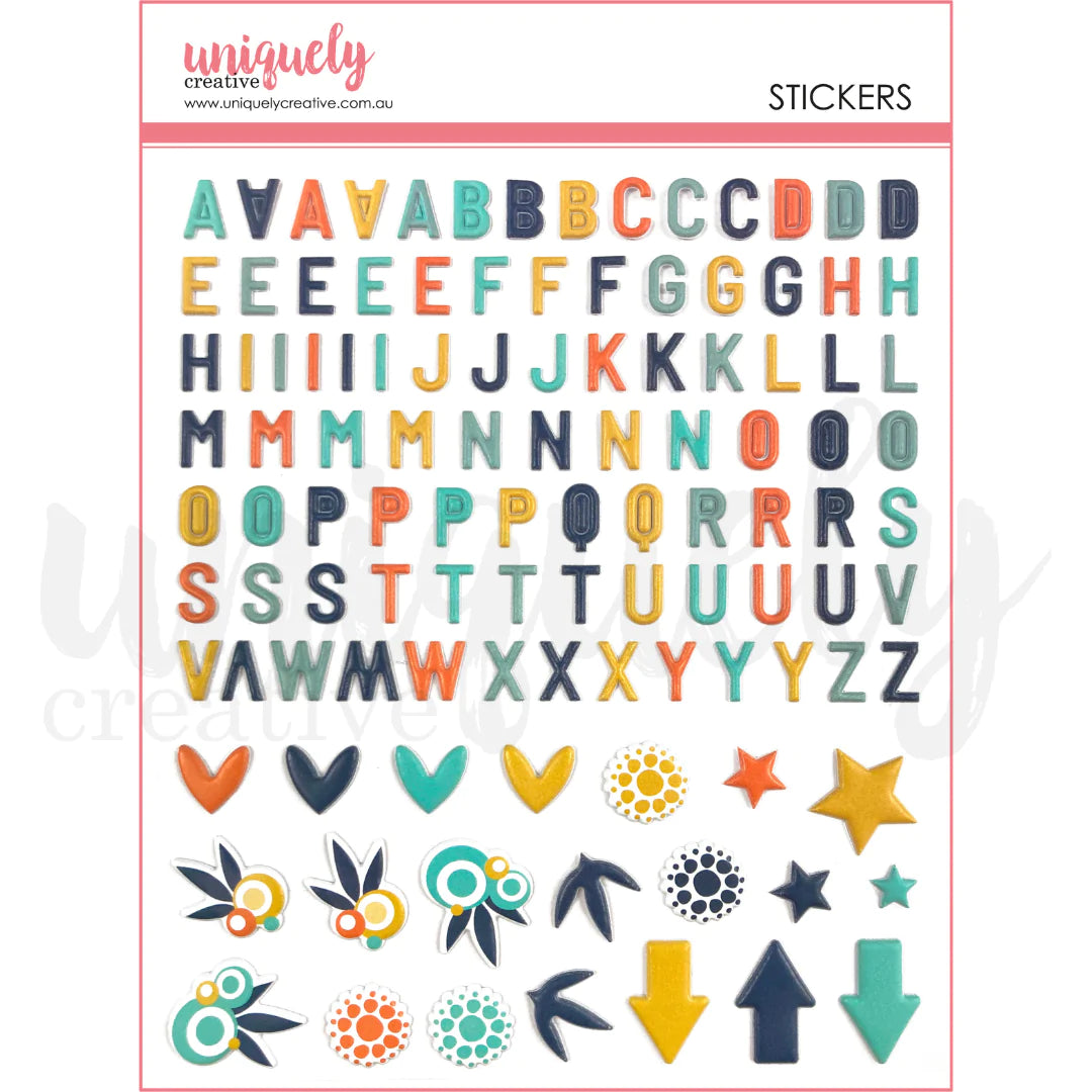 Uniquely Creative - Alpha  Stickers