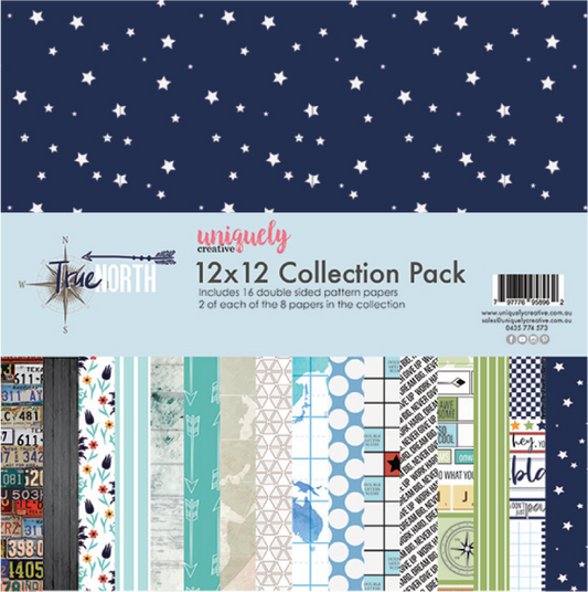 UNIQUELY CREATIVE - 12 x 12 TRUE NORTH COLLECTION PAPER PACK