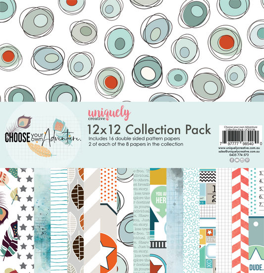 Uniquely Creative - 12 X 12  Choose Your Own Adventure Collection Paper Pack
