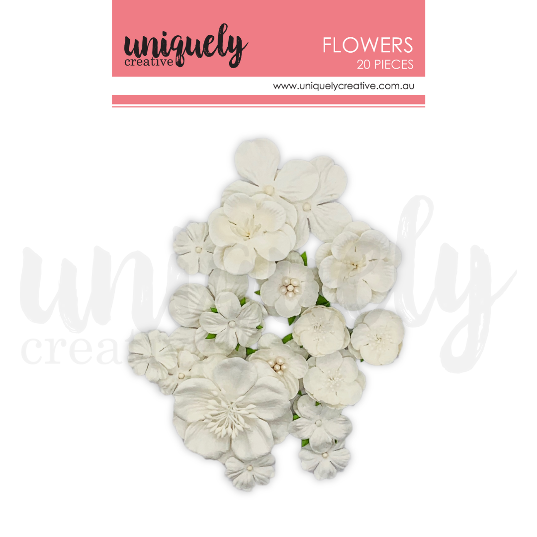 Uniquely Creative  - White Flowers