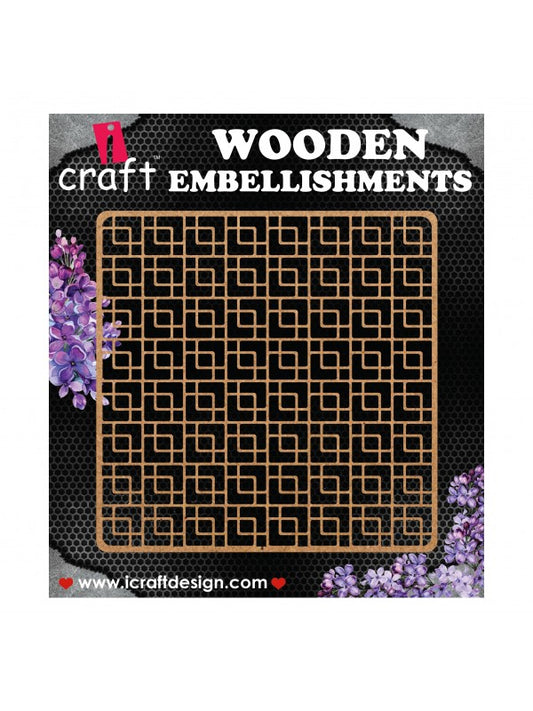 I Craft - Wooden Embellishments - Lattice Frame