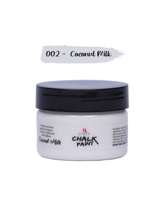 I Craft - 02 Coconut Milk Chalk Paint  50ml