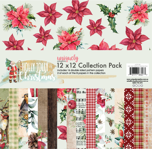 UNIQUELY CREATIVE - 12 x 12 HOLLY JOLLY CHRISTMAS COLLECTION PACK