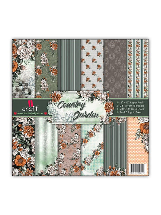 I Craft - Country Garden Paper Pad