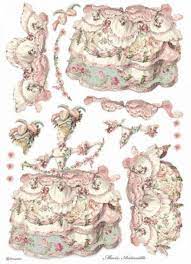 Stamperia - Rice Paper - A3 - Lady Pink