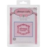 ULTIMATE CRAFTS - MAGNOLIA LANE COLLECTION - MAGNOLIA FRAME - 3 IN 1 - CUT EMBOSS STENCIL  IMPRESSION DIE
