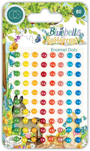 Craft Consortium - Bluebells & Buttercup - Enamel Dots