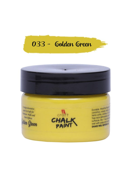I Craft - 33 Golden Green Chalk Paint 50ml