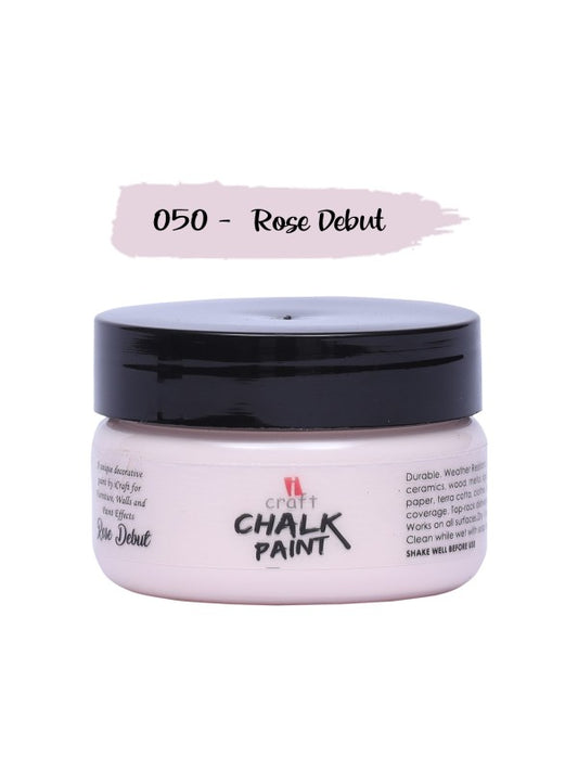 I Craft - 50 Rose Debut Chalk Paint 50ml