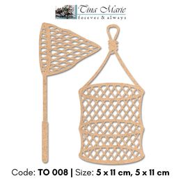 I Craft - Wooden Embellishments - Fishing Net Set